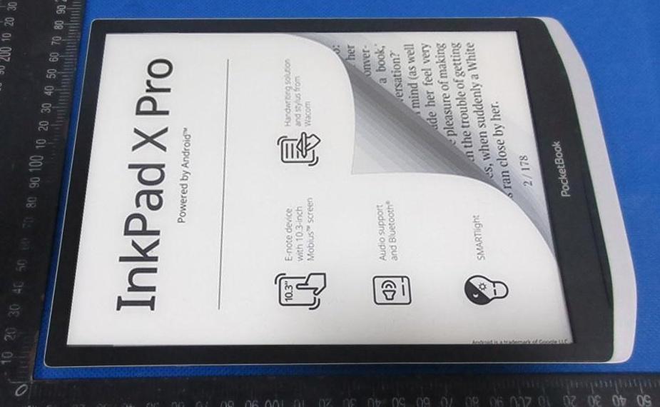 E Ink平板电脑PocketBook InkPad X Pro曝光