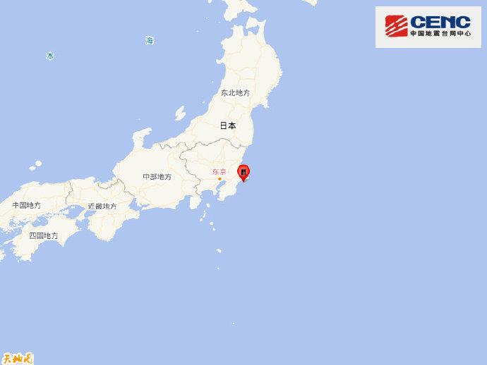 日本本州东岸近海发生6.2级地震，震源深度50千米