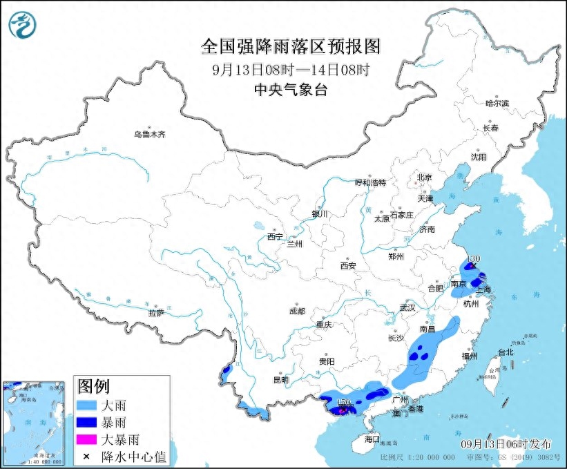 中央气象台发布暴雨蓝色预警！涉及安徽江苏上海江西等地