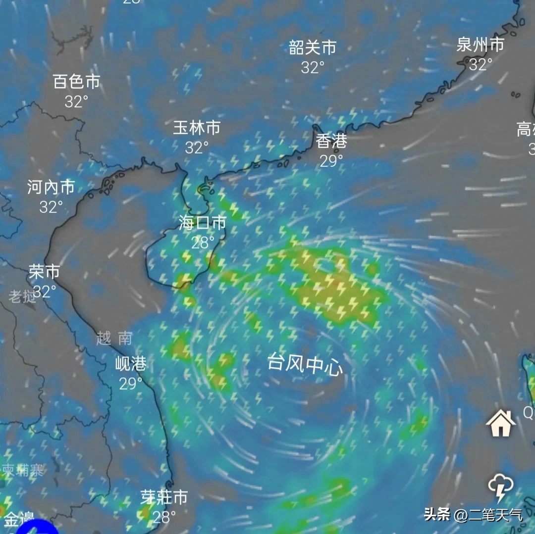 广西：危险！台风！台风进入北部湾，登陆广西概率再次大增！