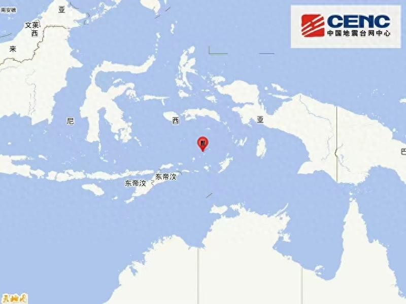 环球知多点丨印尼班达海发生7.1级地震，震源深度10公里